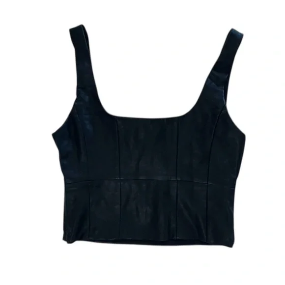 NWT  Lulus black crop top, size small. - Picture 2 of 8